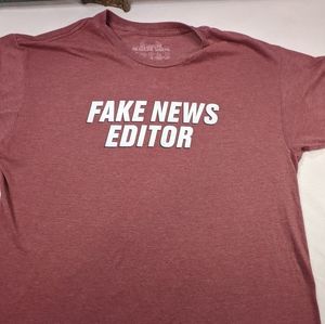 Fake News Editor HEADLINE NEWS Label Large